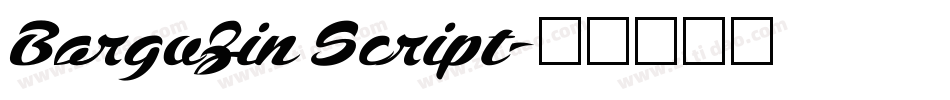 Barguzin Script字体转换
